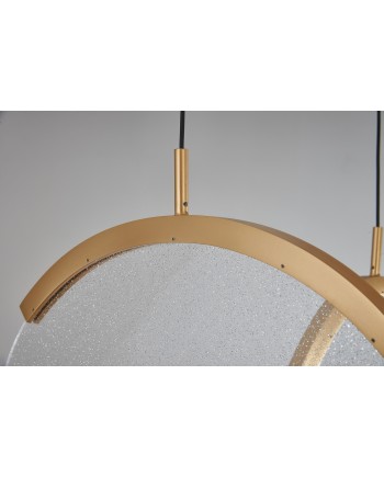 OASIS * LAMPARA LED 72W ORO - 5 COLGANTES - DIMABLE TRIAC